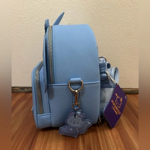 NWT Loungefly Sanrio Pochacco convertible mini backpack - Picture 4 of 5